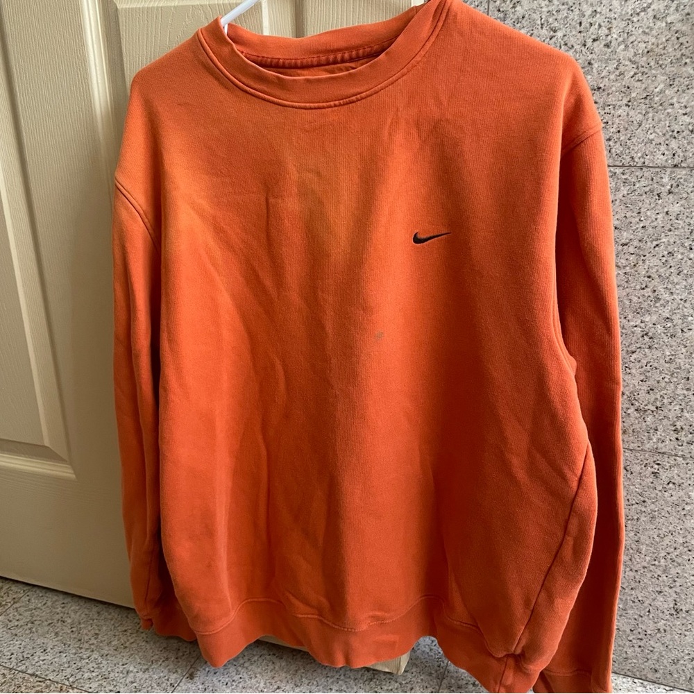 Bright Orange Nike Crew Neck